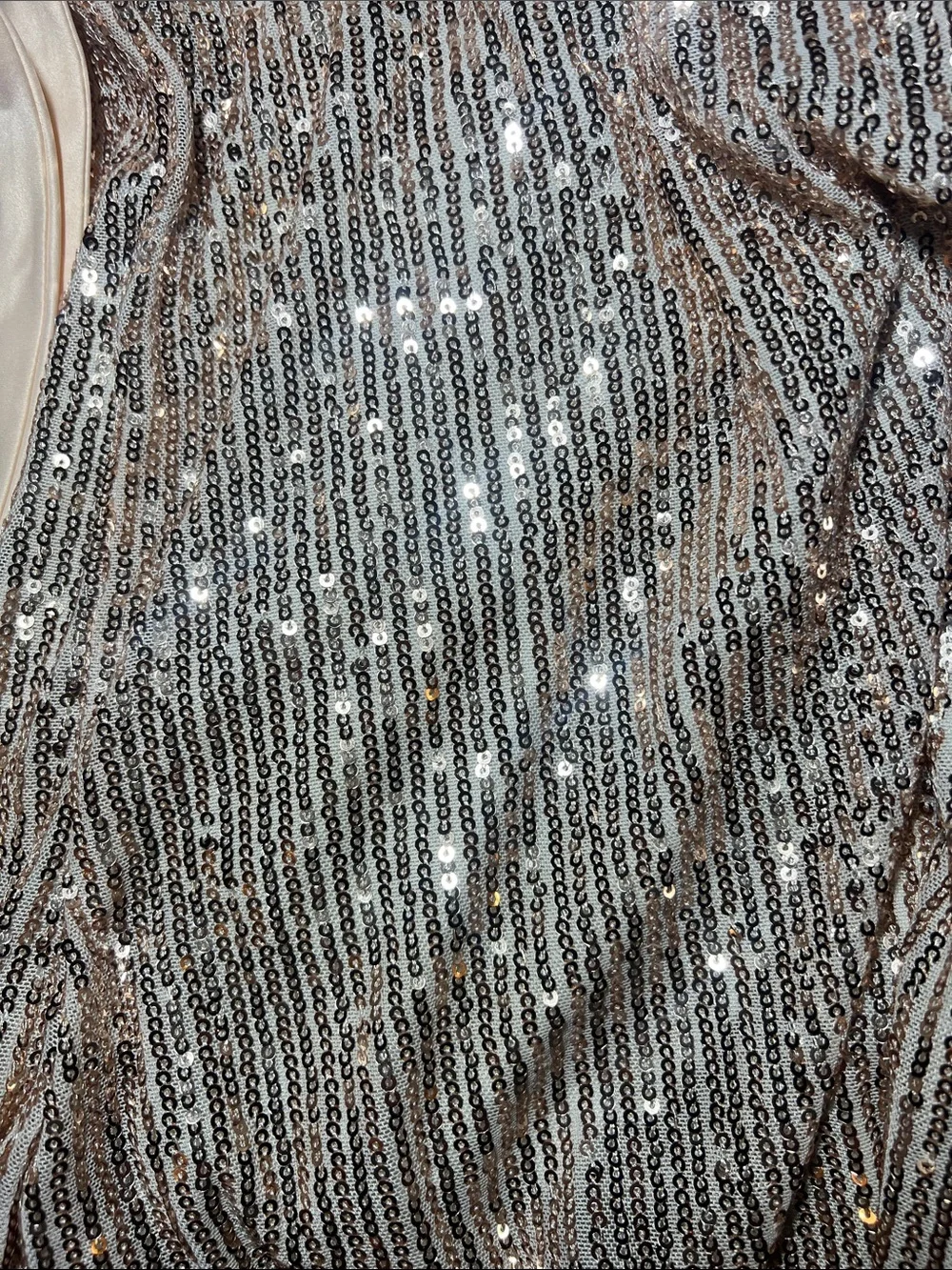 The Limited Rose Gold Sequin Jogger Pants